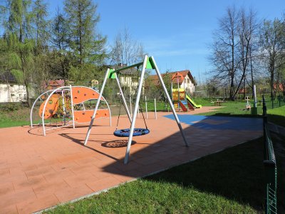 Playground  at Primary School No 4 in Wisła Głębce