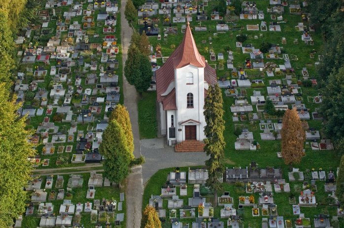 The cemetery on Groniczek Hill