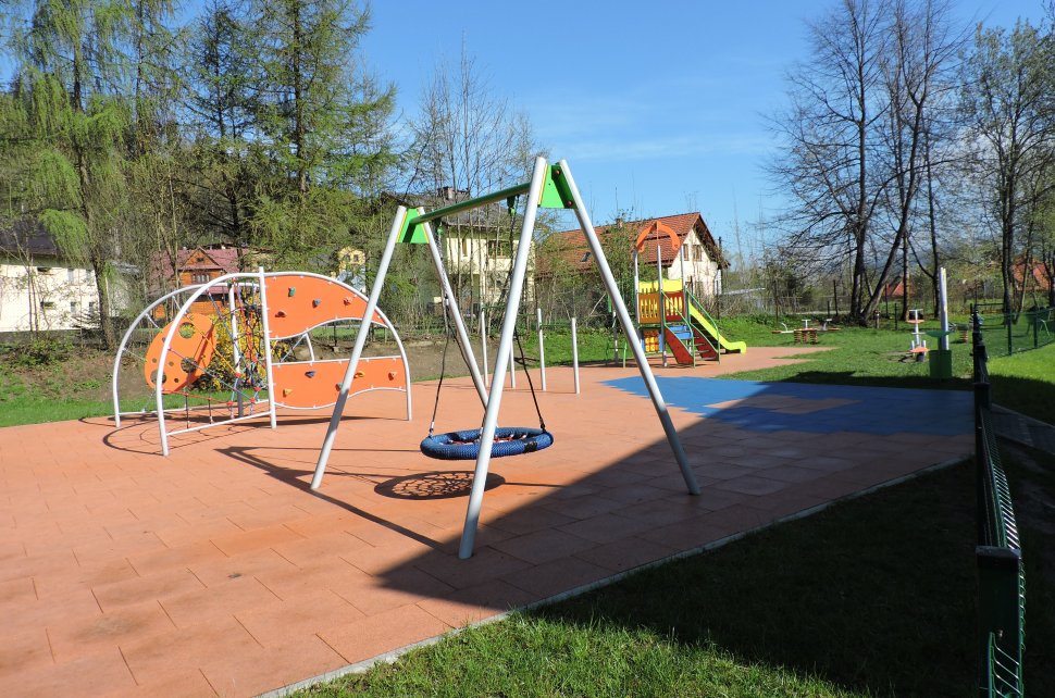 Playground  at Primary School No 4 in Wisła Głębce
