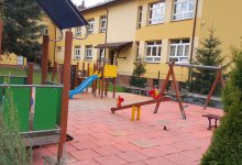 Playground at Primary School No 5 in Wisła Jawornik