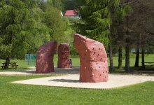 Climbing walls in in Kopczyński Park