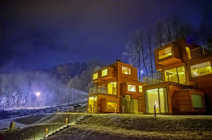 Apartamenty Szuflandia - widok na budynek